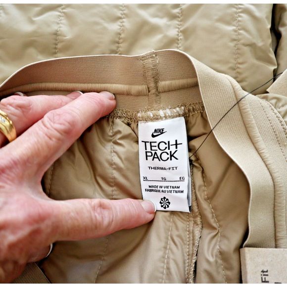 Nike DQ4306 247 Men Sz XL Beige Therma-Fit Tech Pack Winterized Jogger Pants - Picture 4 of 11